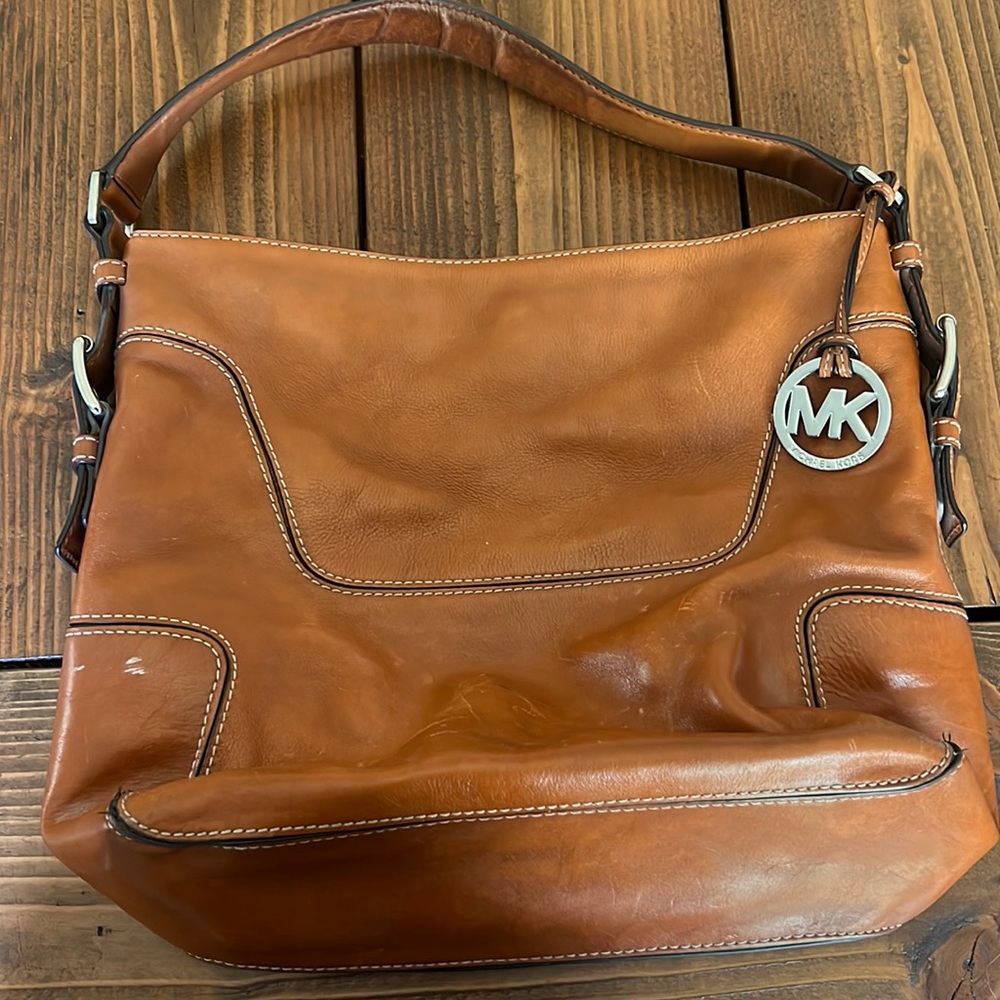 Cognac Michael Kors Purse